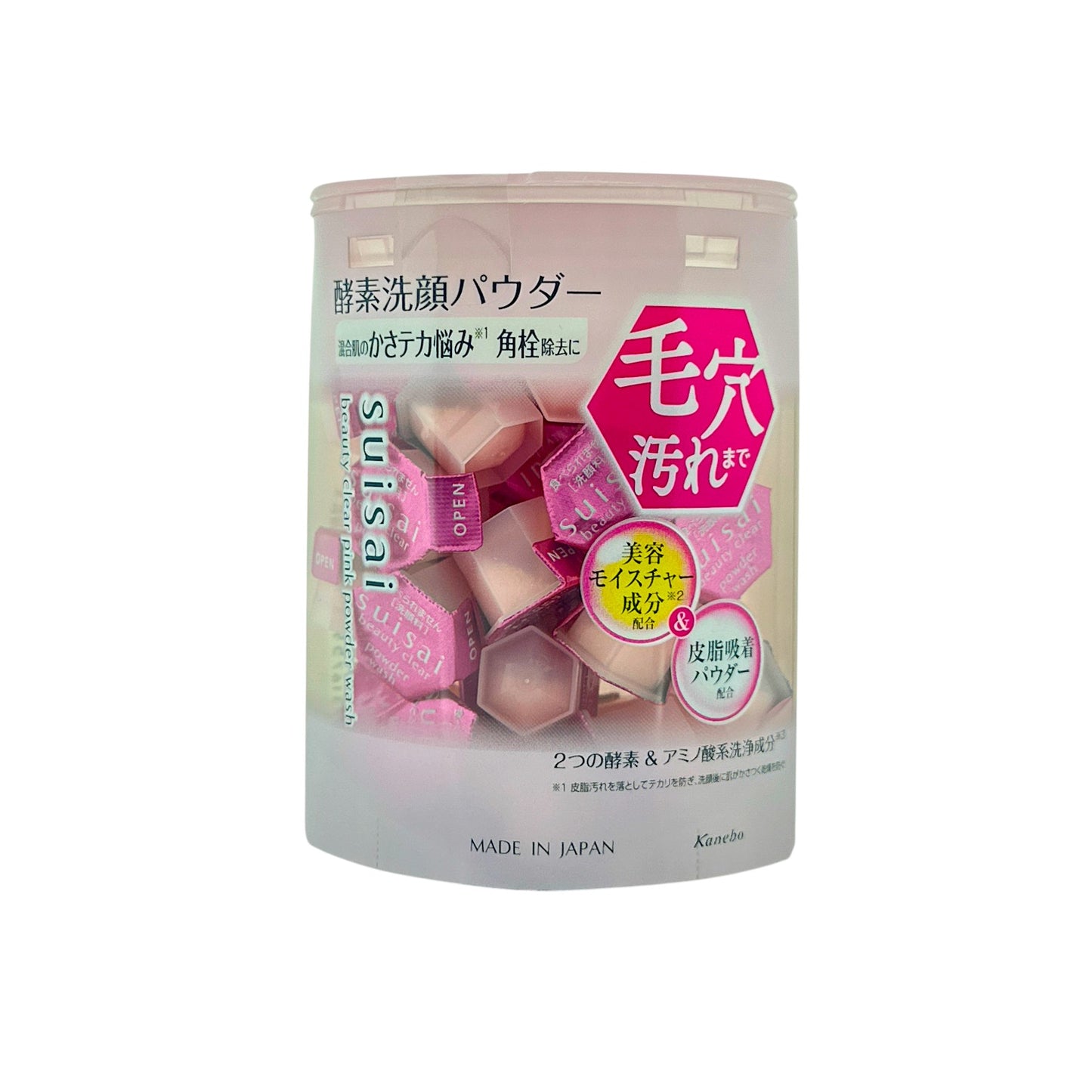 Kanebo Suisai Beauty Clear Pink Powder Wash 32caps