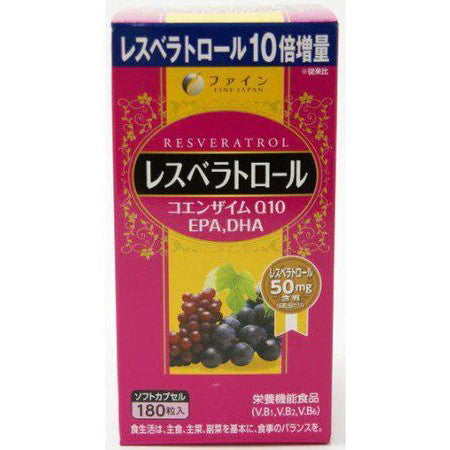 Fine Japan Resveratrol + Q10 180caps