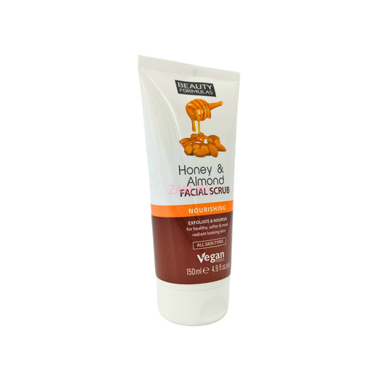 Beauty Formulas Face Scrub - Honey & Almond 150ml