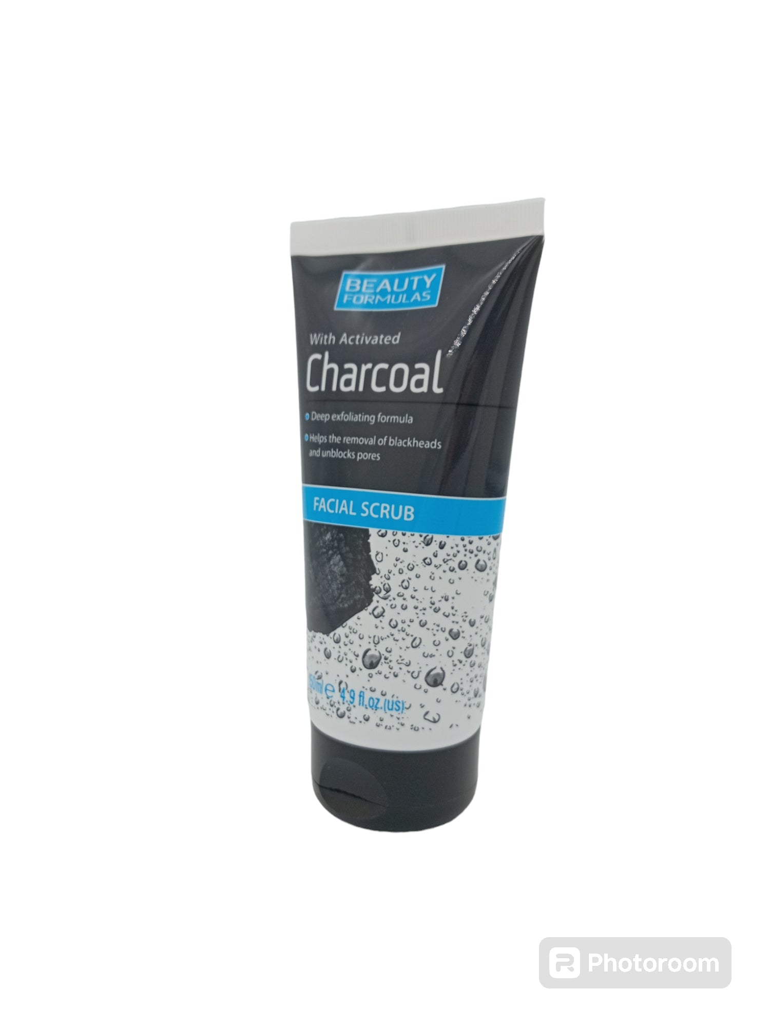 Beauty Formulas Activated Charcoal Facial Scrub 150ml