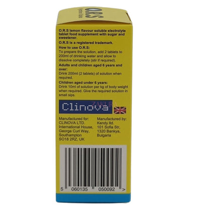 O.R.S Hydration Tablets 12tabs (Lemon/Blackcurrant)