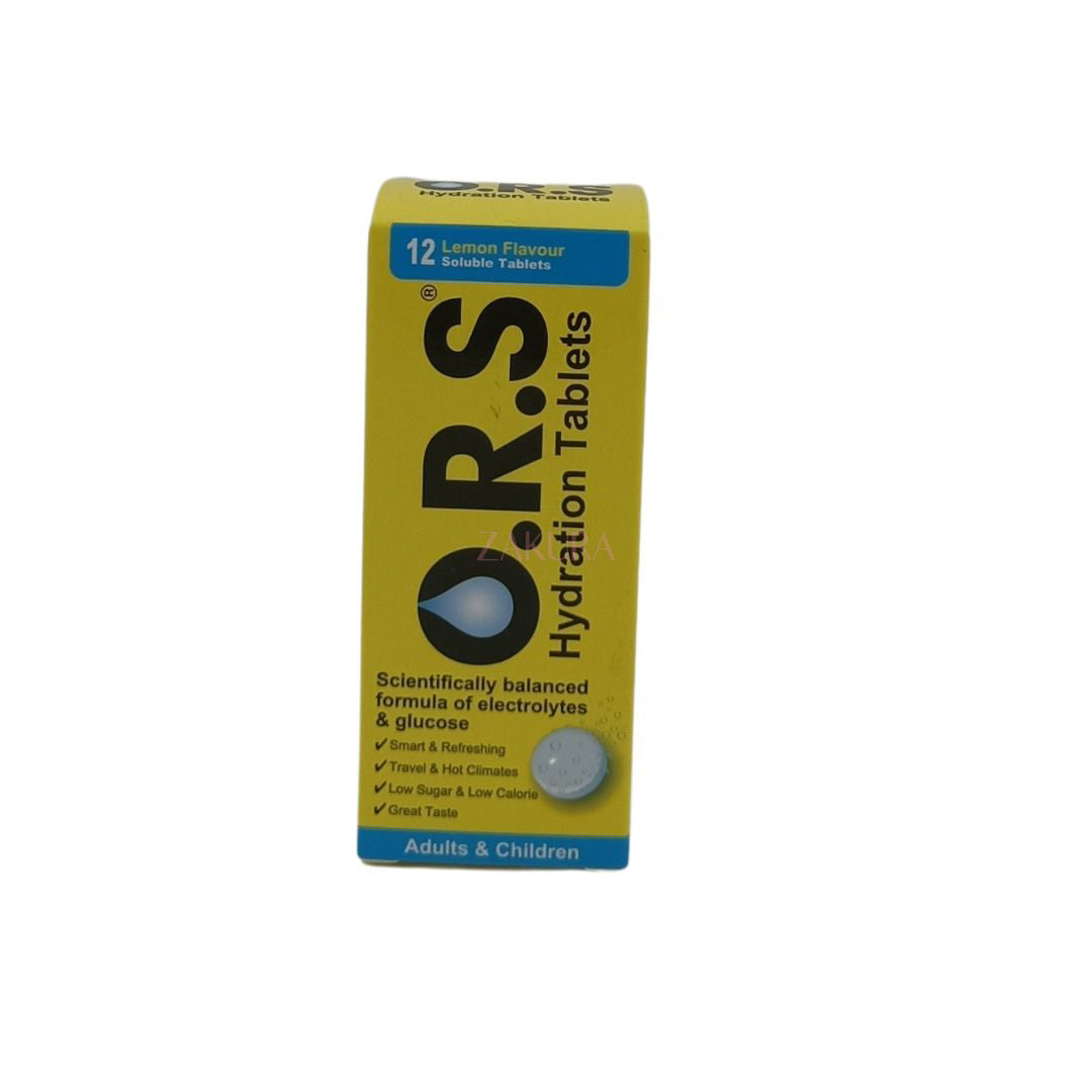 O.R.S Hydration Tablets 12tabs (Lemon/Blackcurrant)