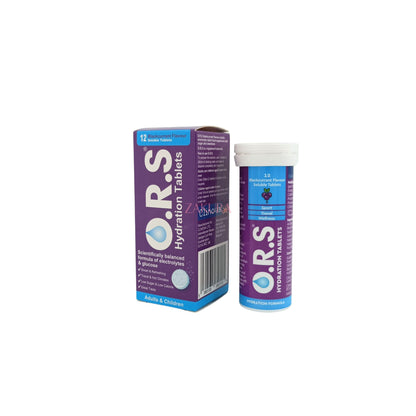 O.R.S Hydration Tablets 12tabs (Lemon/Blackcurrant)