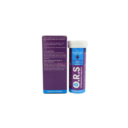 O.R.S Hydration Tablets 12tabs (Lemon/Blackcurrant)