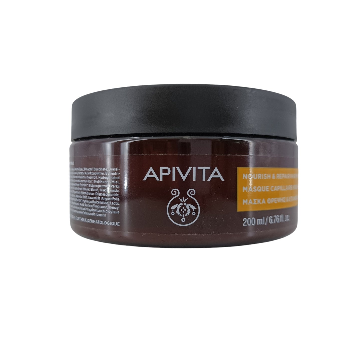 Apivita Nourish & Repair Hair Mask with Olive & Honey 200ml