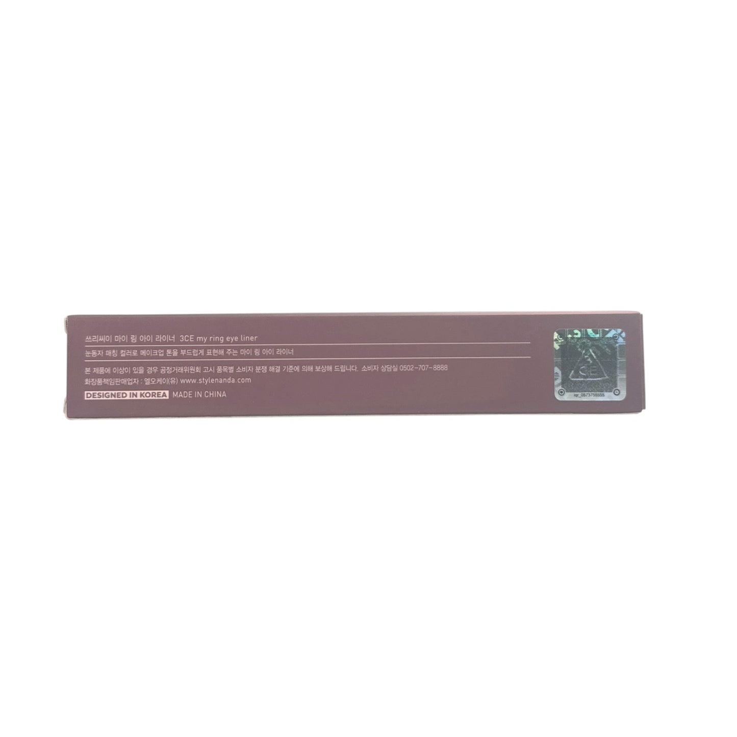 3CE Ultra Long-Lasting Liquid Eyeliner - Ash Lavender 1pc