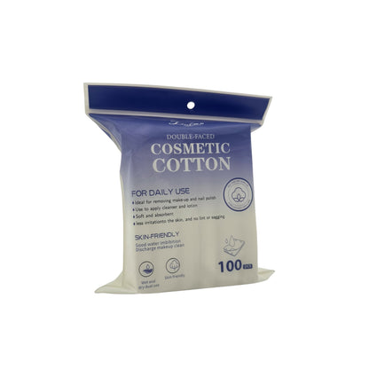 Lmltop Square Double-Faced Cosmetic Cotton 100pcs