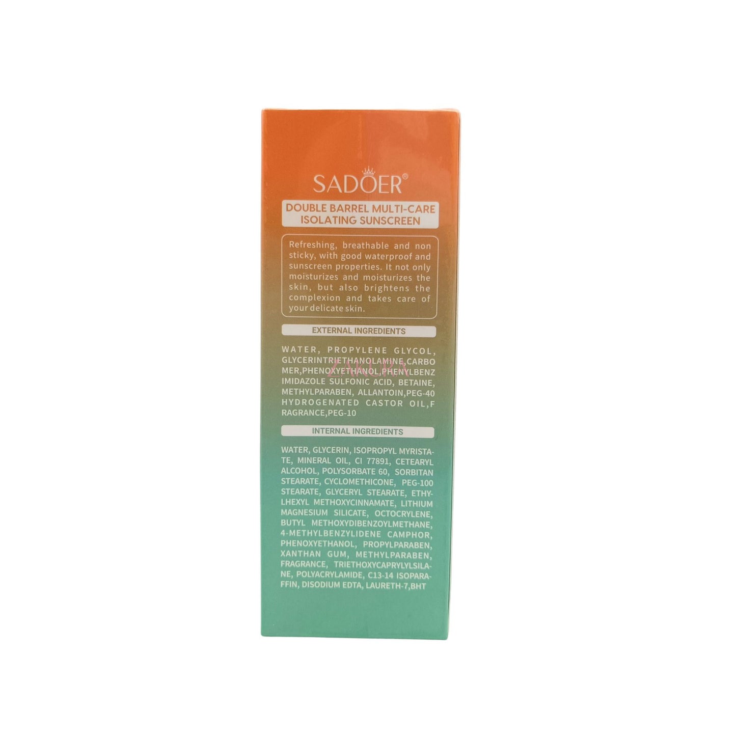 SADOER Double Barrel Multi-Care Sunscreen 50g