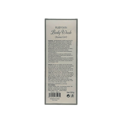RUBYSKIN ROMA GIRL Fragrance & Moisturizing Body Wash 350g