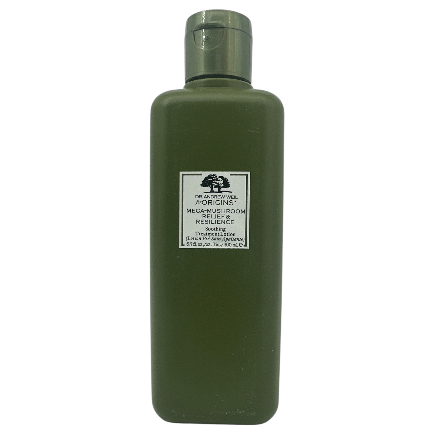 Origins Mega-Mushroom Treatment Lotion 200ml – calming liquid lotion for sensitive skin, available at Zakura Global.