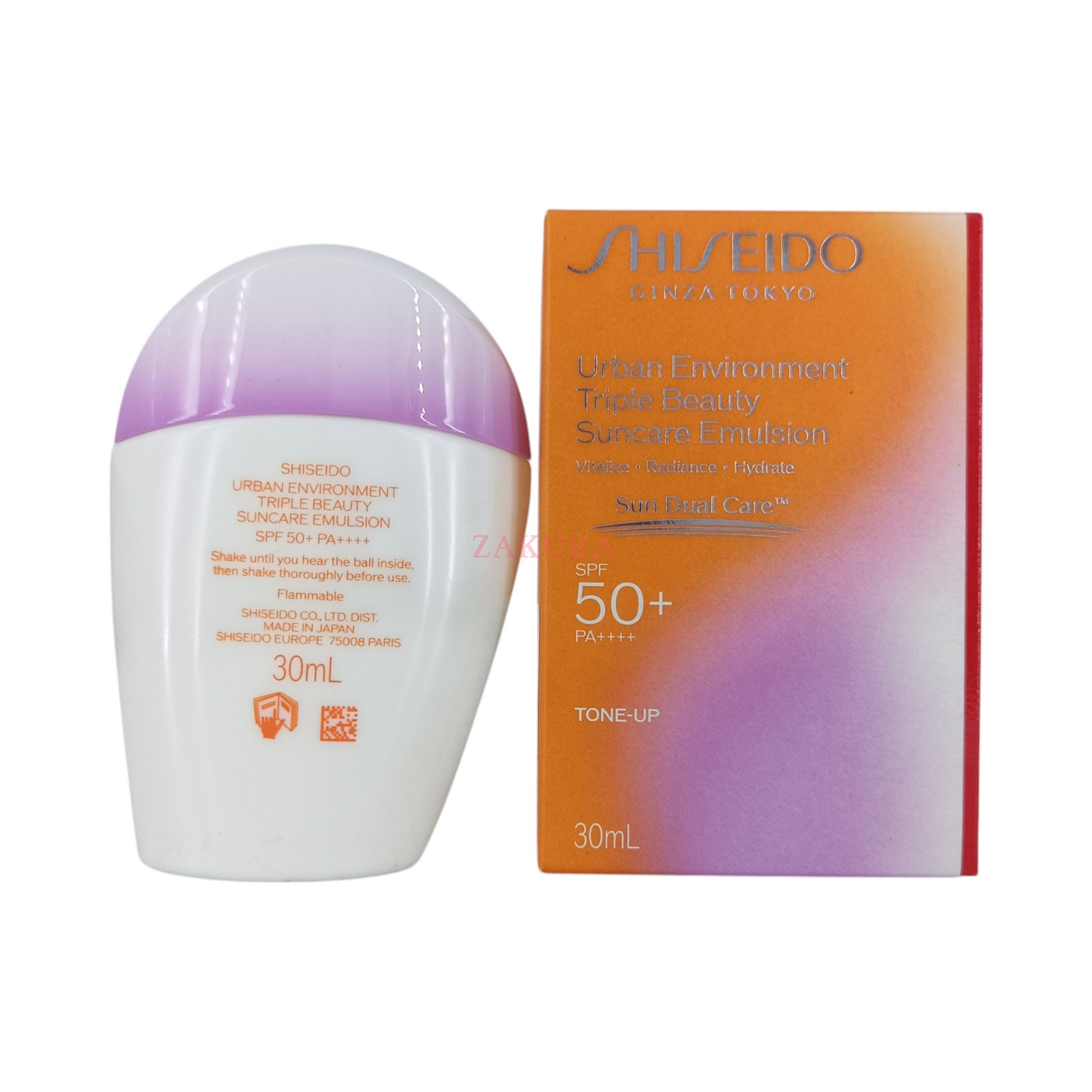 Shiseido Urban Environment Triple Beauty Suncare Emulsion 30ml