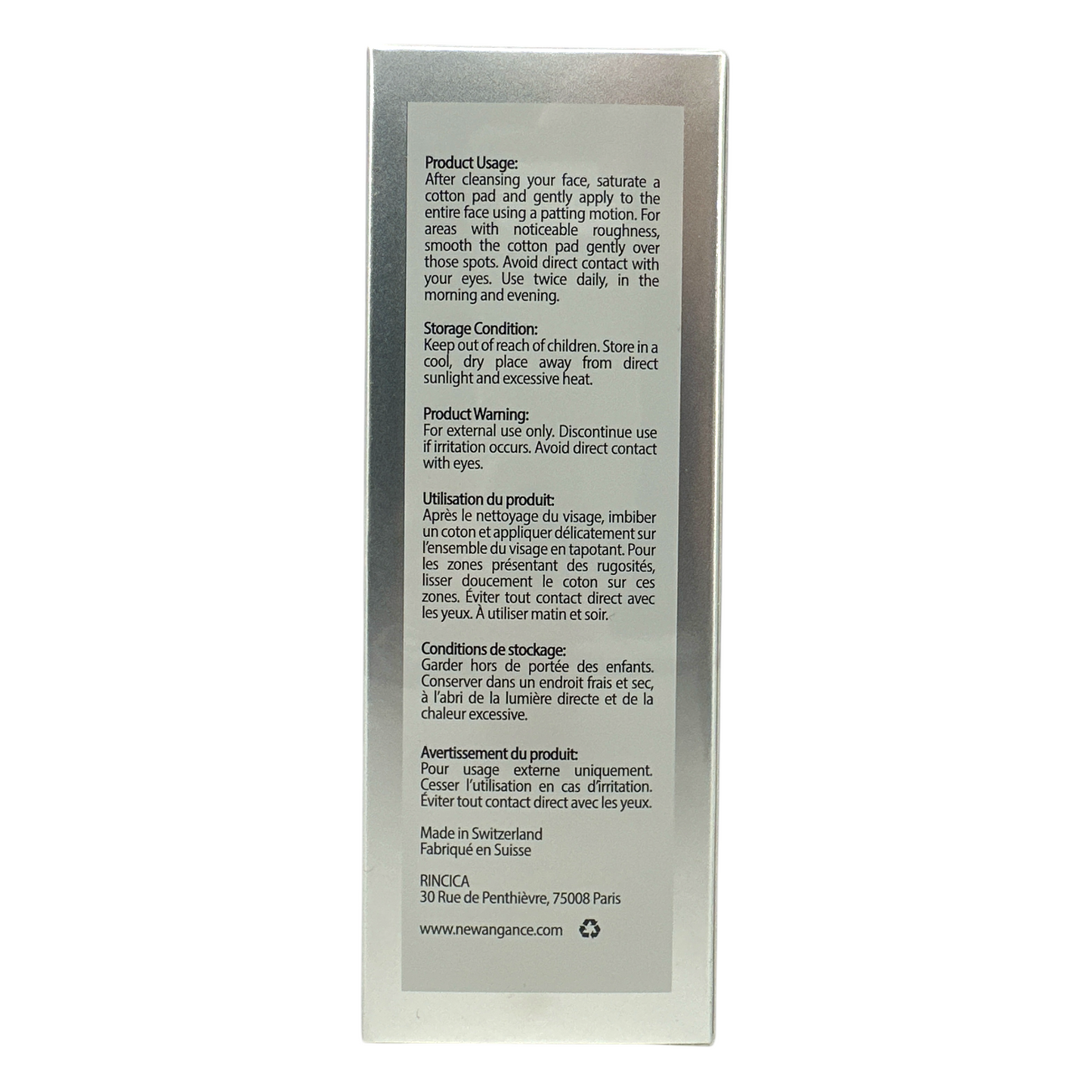 New Angance Delicate Brightening Toner 100ml – hydrating and brightening skincare for radiant skin, available at Zakura Global.