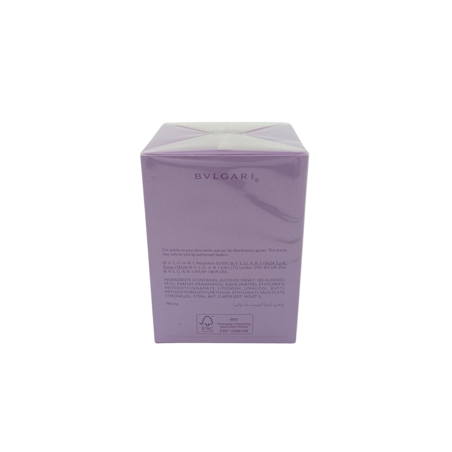 Bvlgari Omnia Amethyste Eau De Toliette Spray 50ml