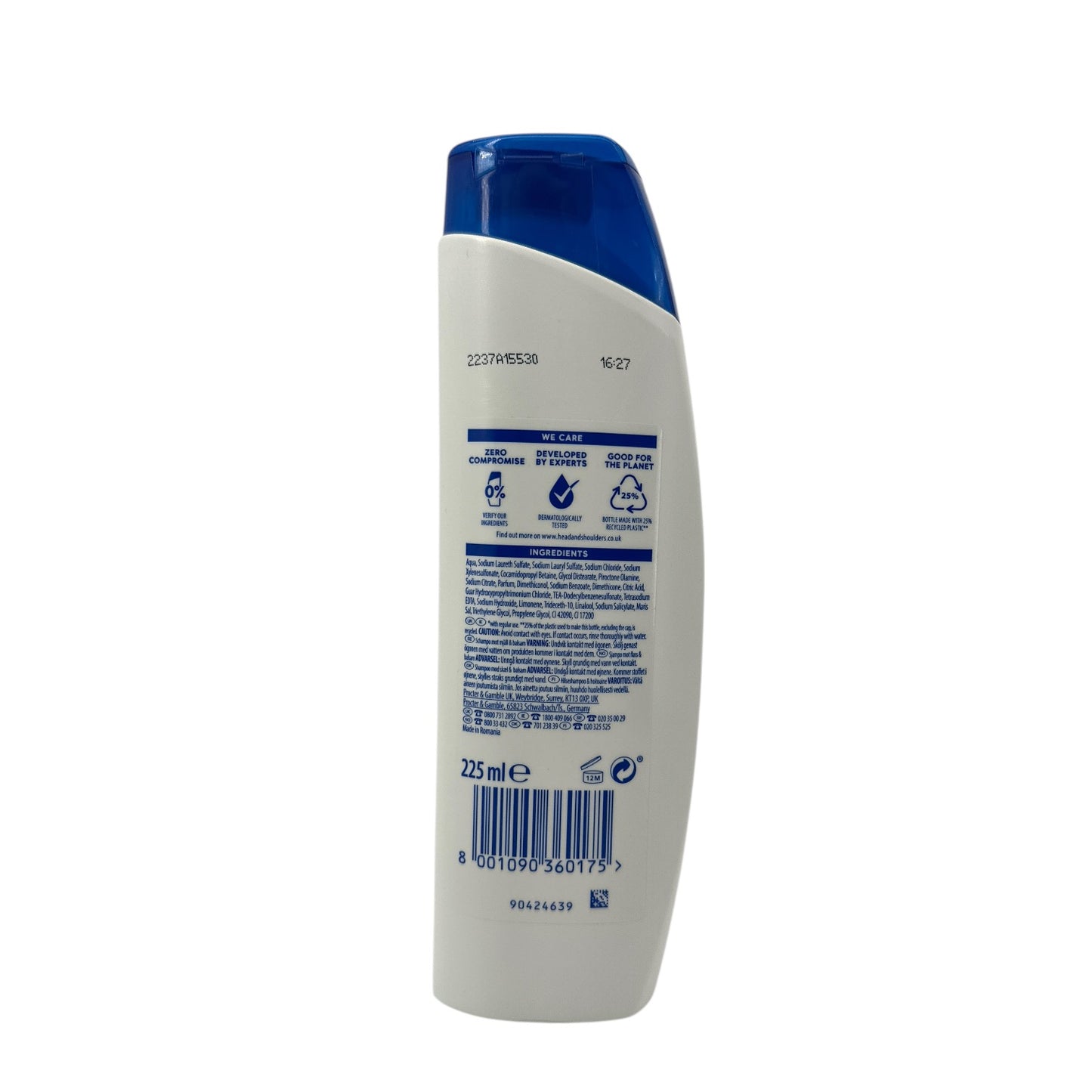 head & shoulders Men's Ultra Anti-Dandruff 2-in1 Shampoo & Conditio 225ml