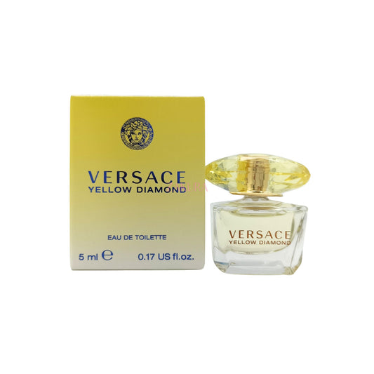 Versace Yellow Diamond Eau De Toilette Spray (Miniature) 5ml