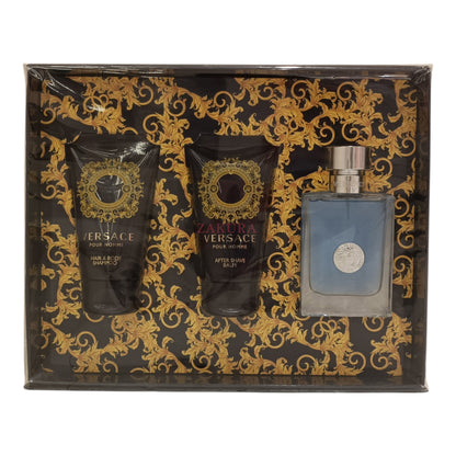 Versace Pour Homme Eau De Toilette Set 3pcs