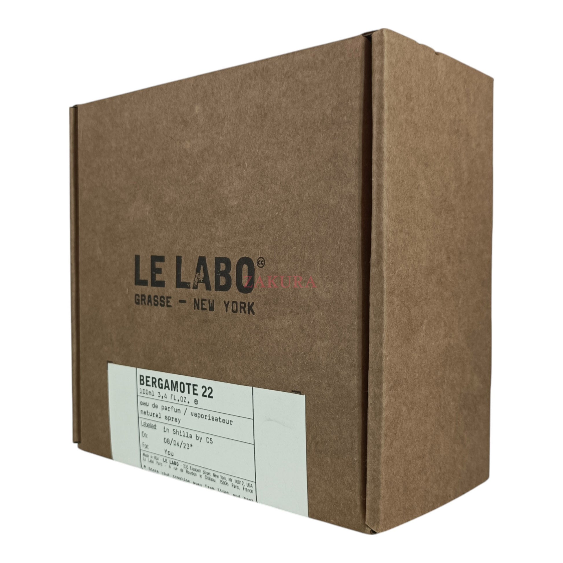 Le Labo Bergamote 22 Eau De Parfum 100ml