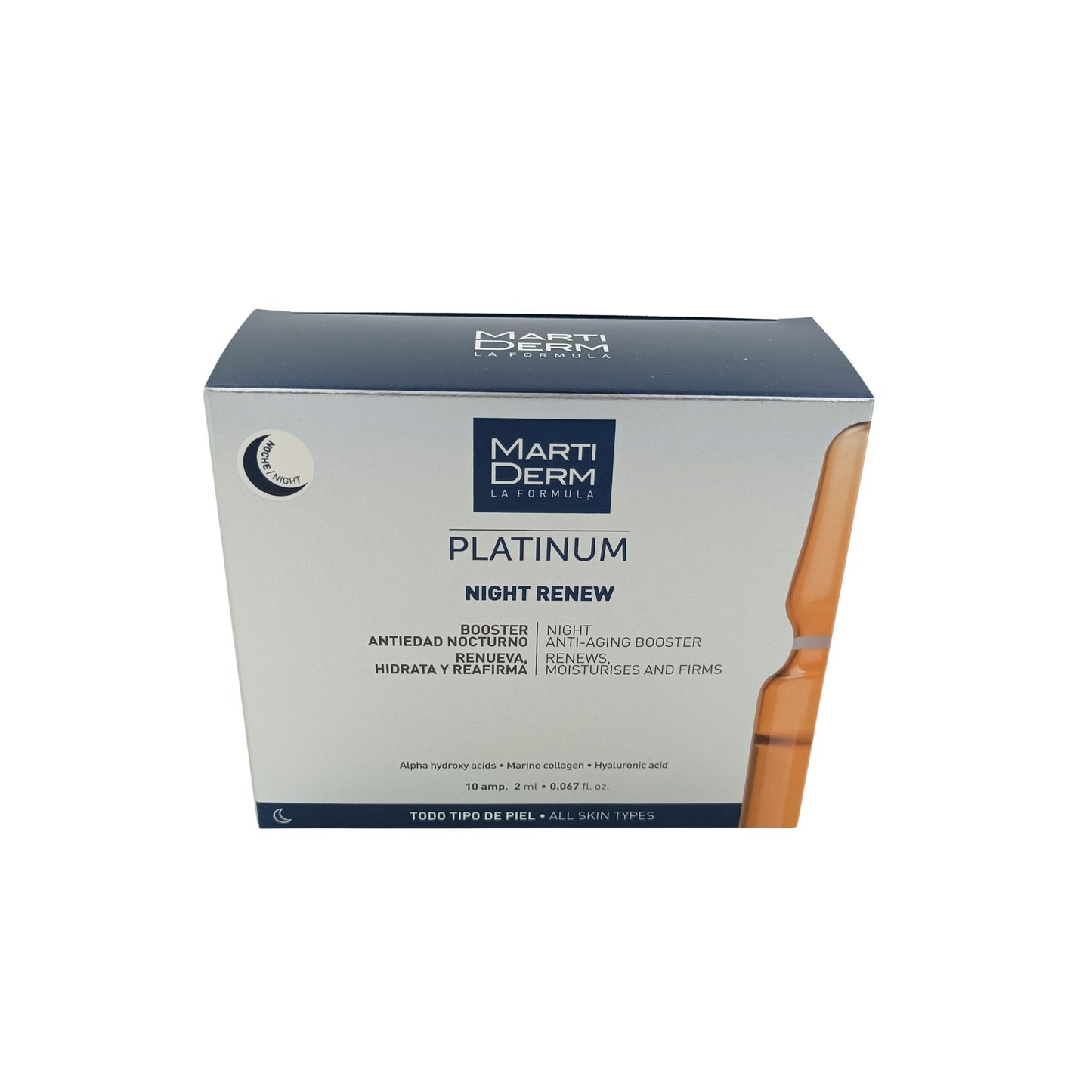 Martiderm Platinum Night Renew Ampoules 10x2ml