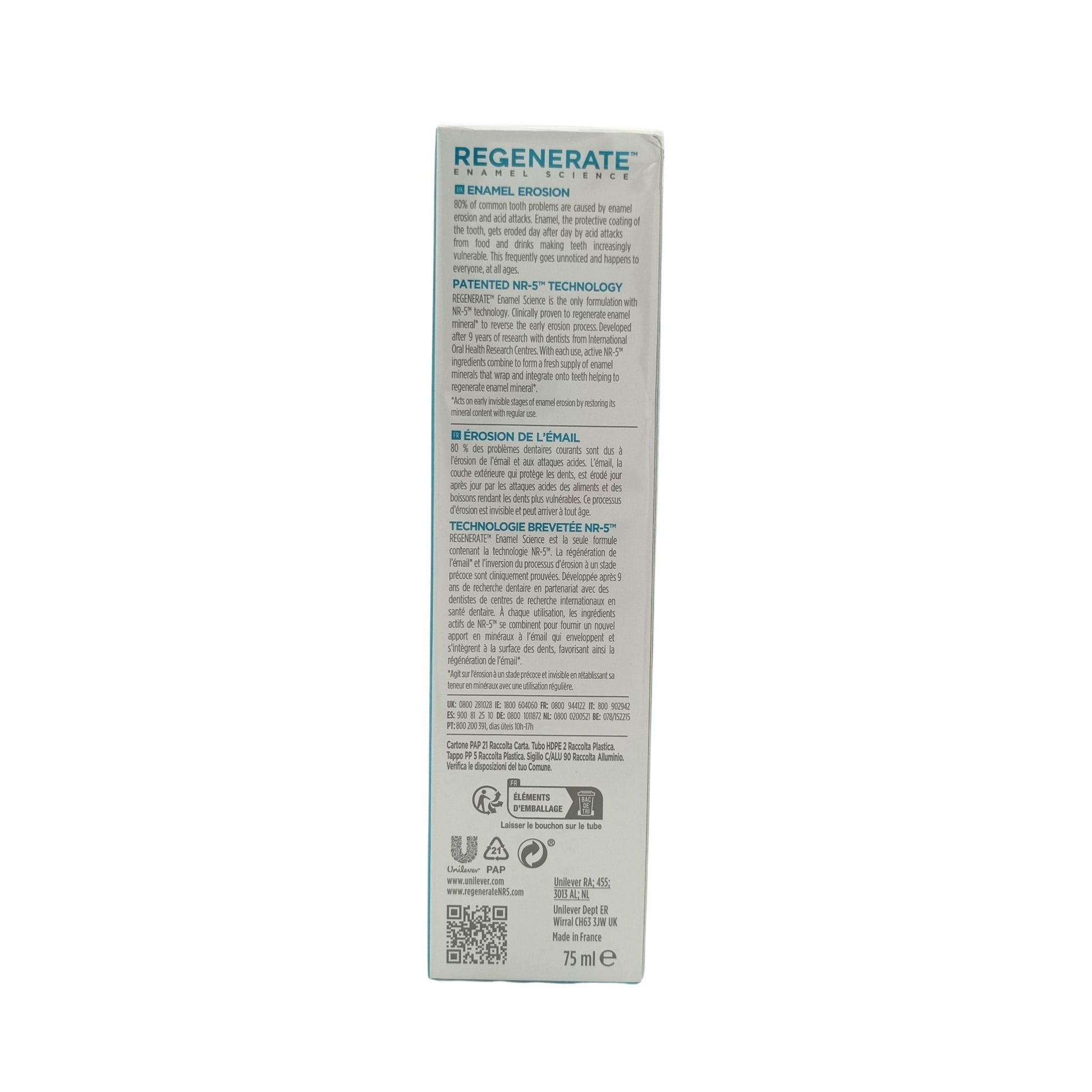 Regenerate Enamel Science Advanced Toothpaste 75ml