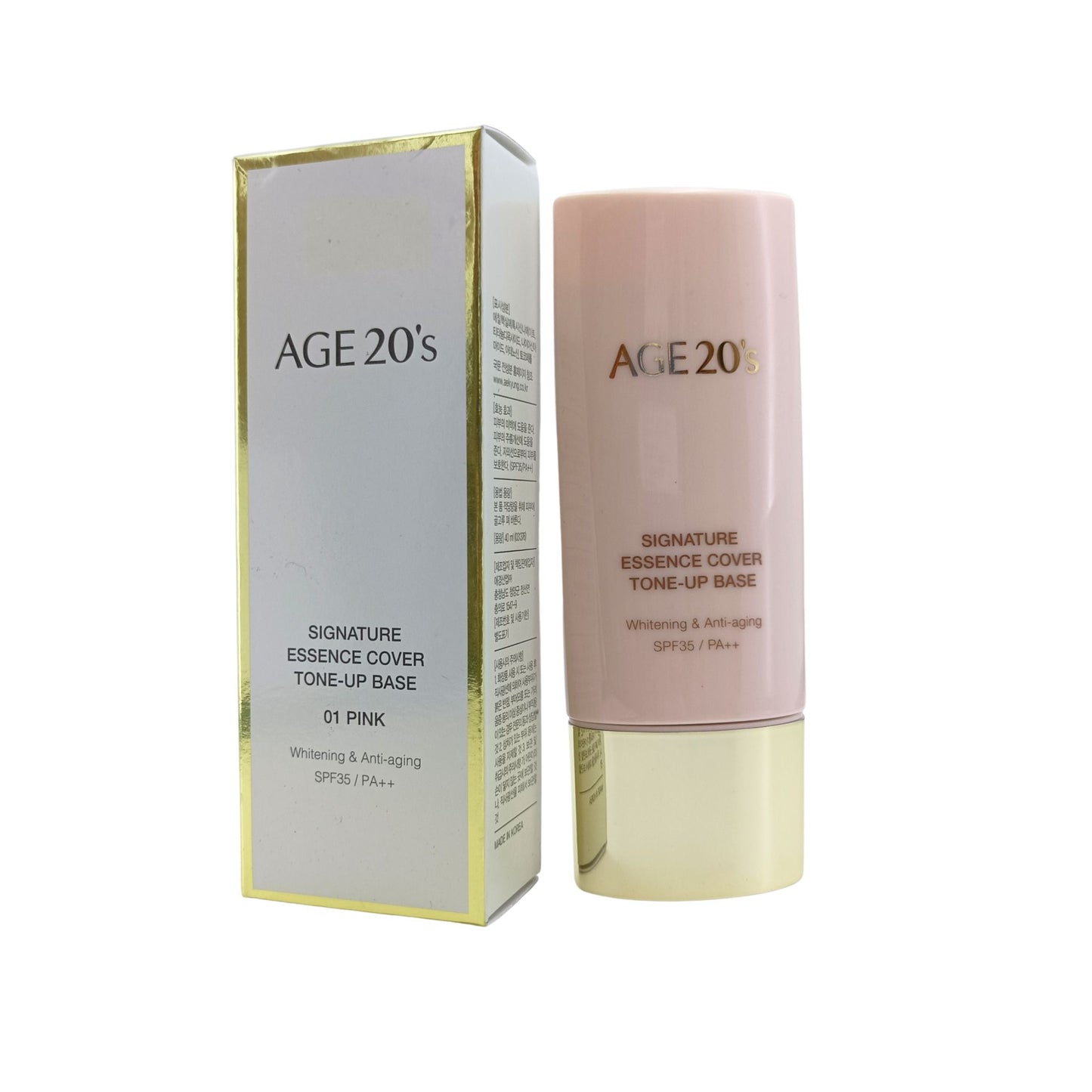 Age 20's Signature Essence Cover Tone-up Base SPF35 40ml (01/02/03) 1