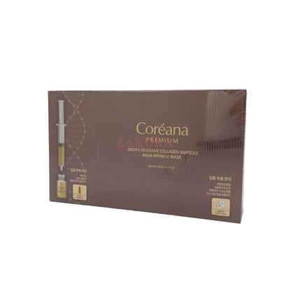 Coreana Premium 28 Days Inten Collagen Aqua Wrinkle Mask 2ml+25mlx10pcs