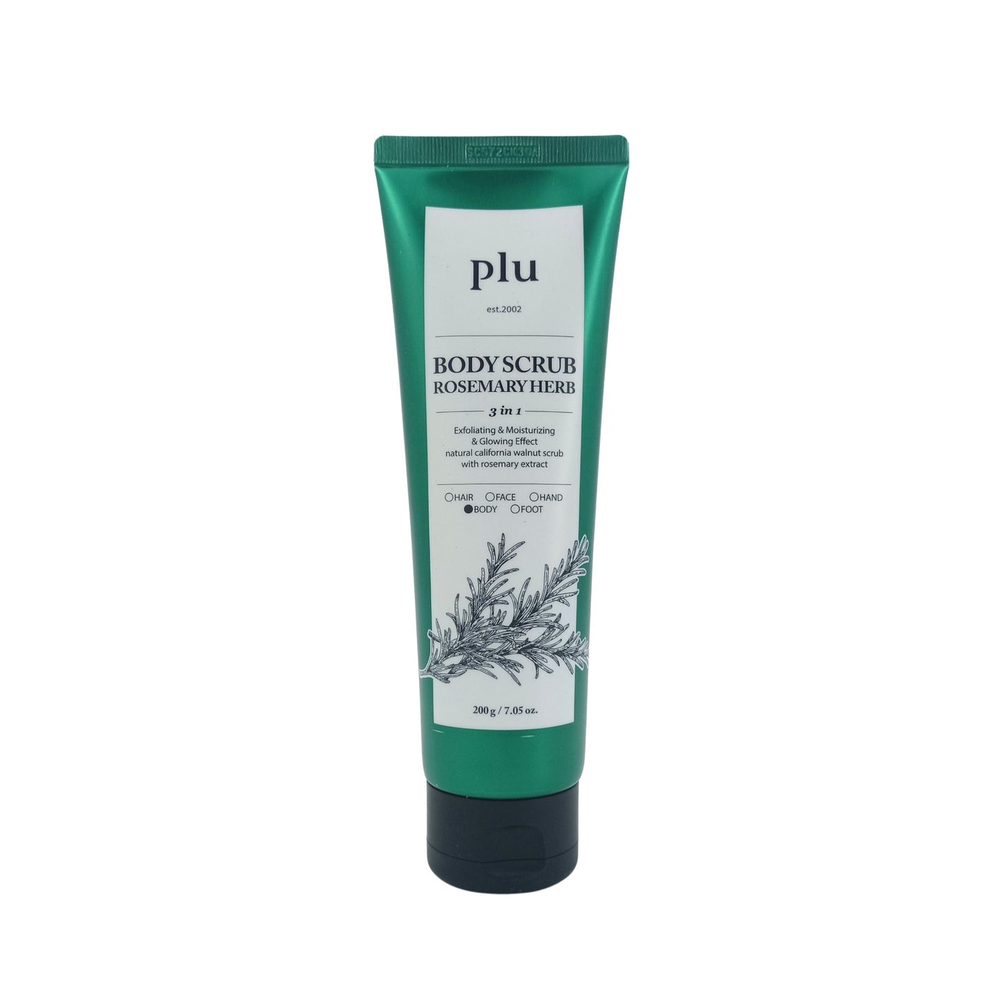 plu Body Scrub 200g (Berry Miix/Rosemary Herb/White Musk) Rosemary Herb