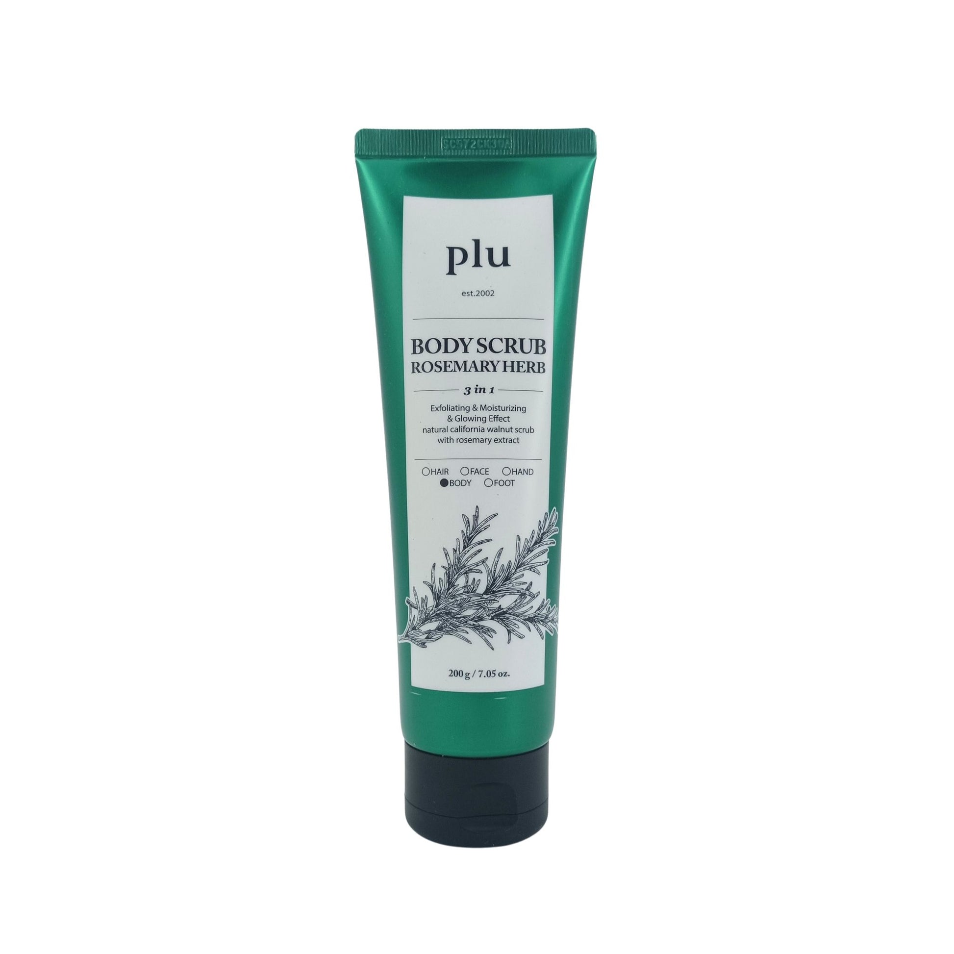 plu Body Scrub 200g (Berry Miix/Rosemary Herb/White Musk) Rosemary Herb