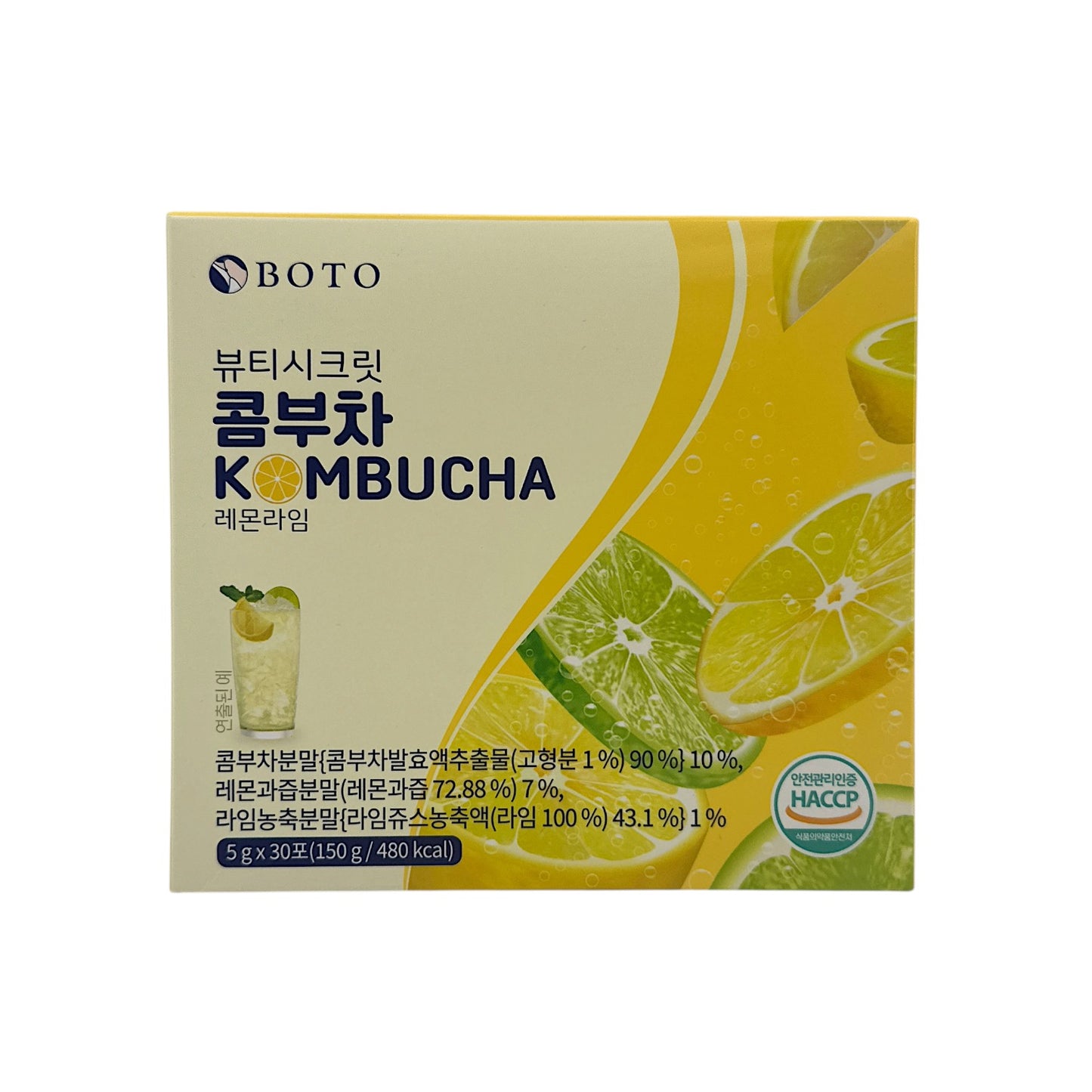 BOTO Lime Lemon Flavor Slimming Kombucha 5g X 30 bags