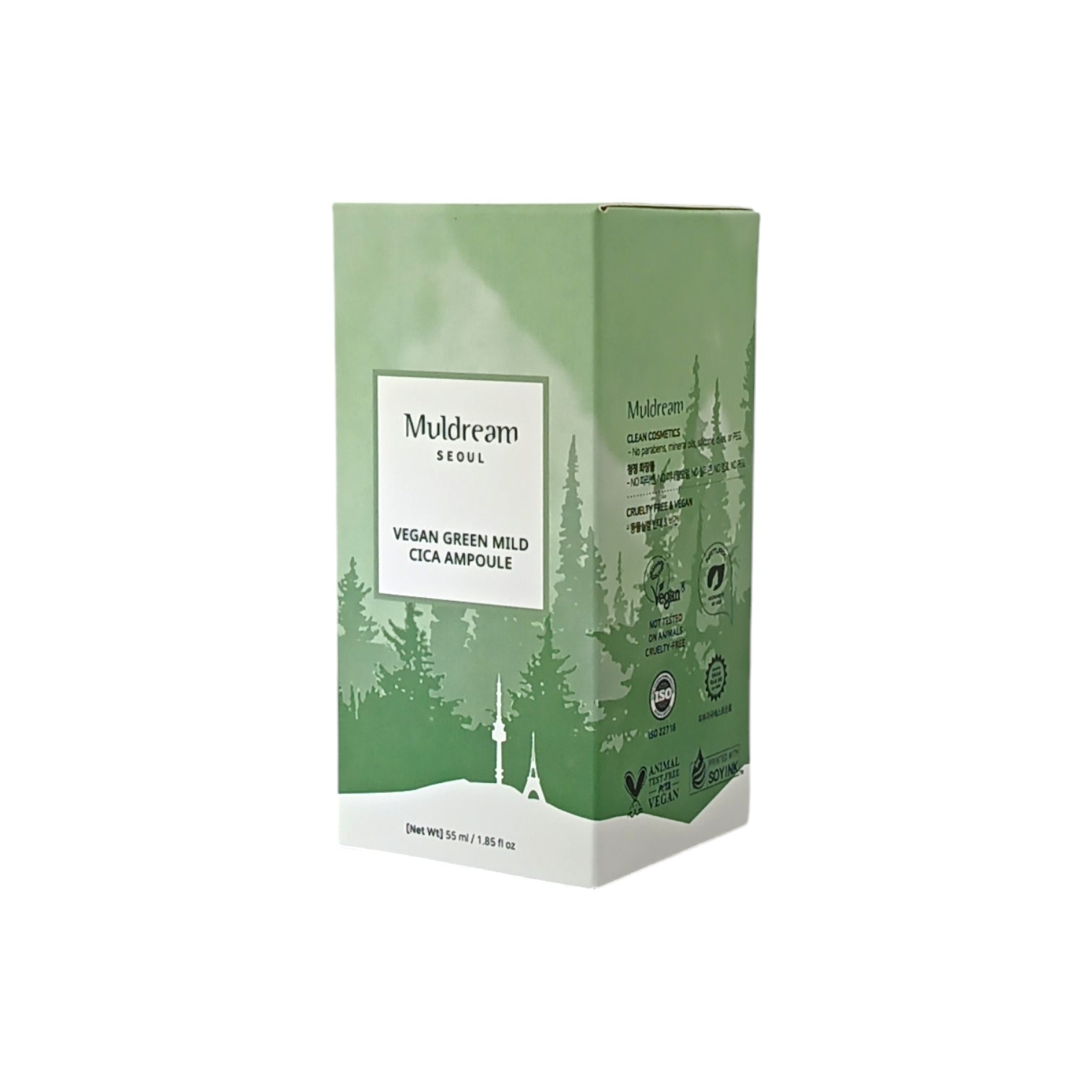 Muldream Vegan Green Mild CICA Ampoule 55ml