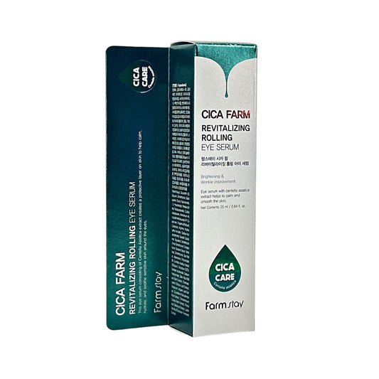 Farm Stay Cica Farm Revitalizing Rolling 25ml – Soothing, Hydrating Serum with Cica by Zakura Global.
