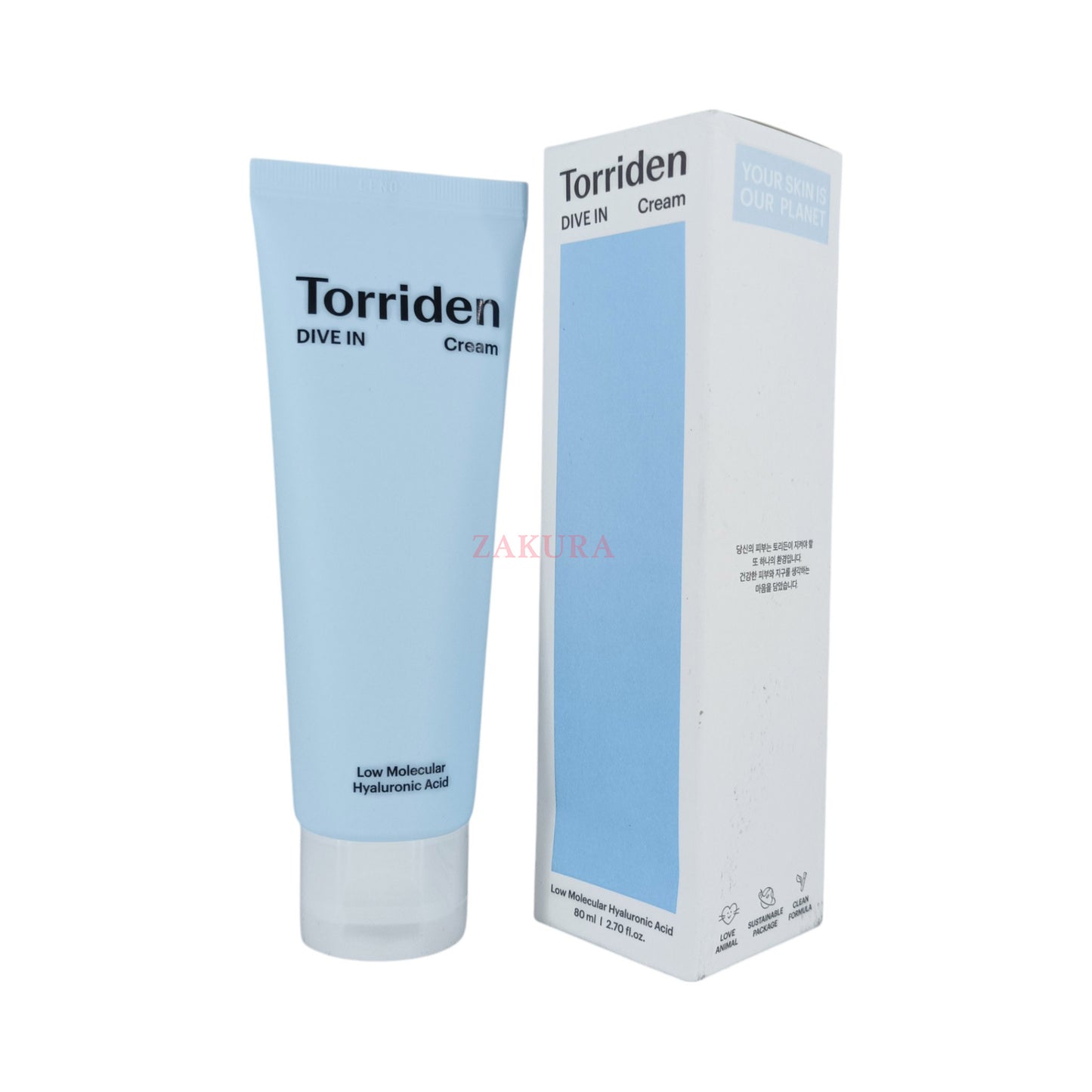 Torriden DIVE-IN Low Molecule Hyaluronic Acid Cream 80ml