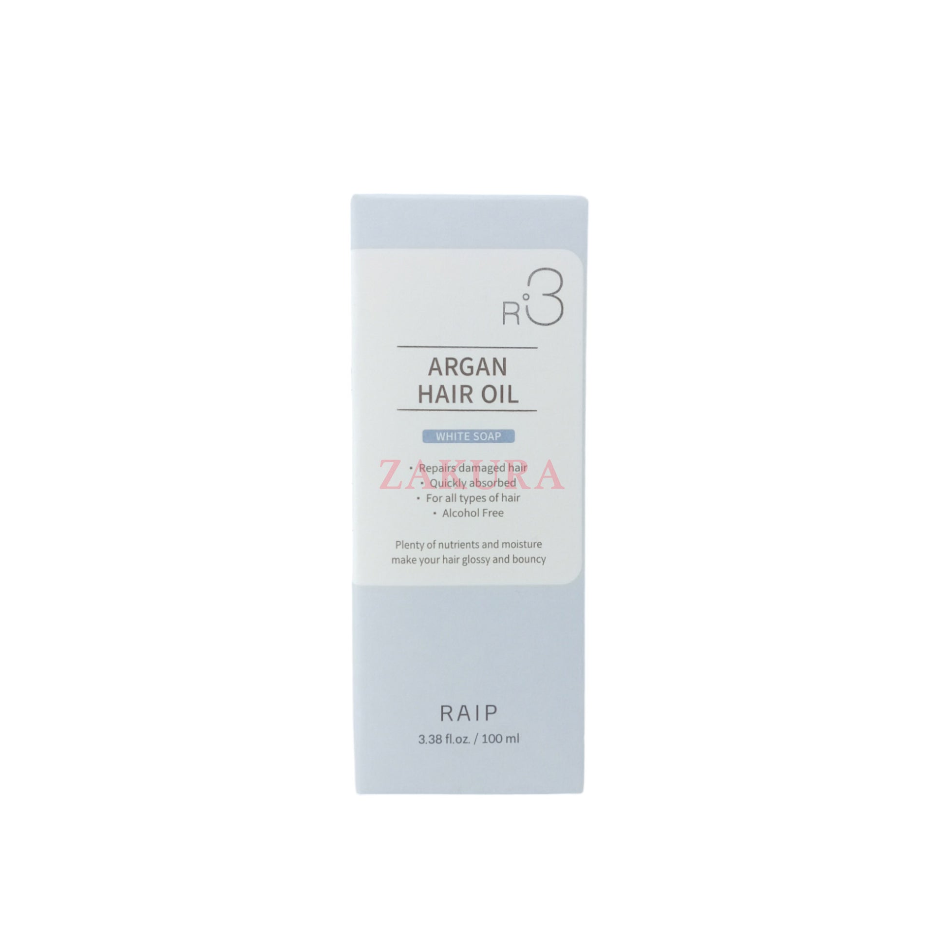 Raip R3 Argan Hair Oil 100ml White Soap