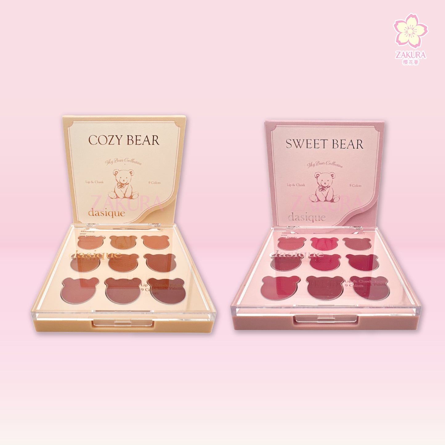 Mood Painting Lip & Cheek Palette - 05 Cozy Bear 5g