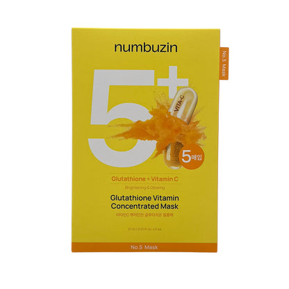 Numbuzin No.5 Vitamin Spotlight Sheet Mask 5pcs