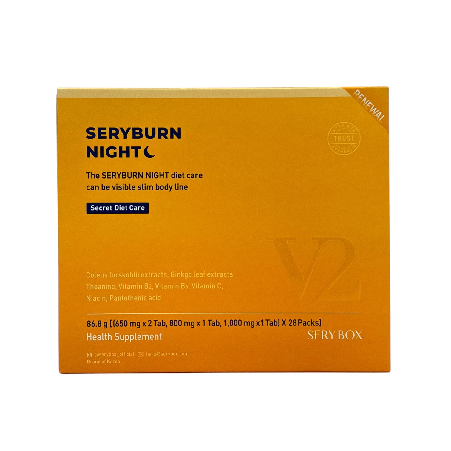 SERYBOX  SERYBURN Night V2 28pcs