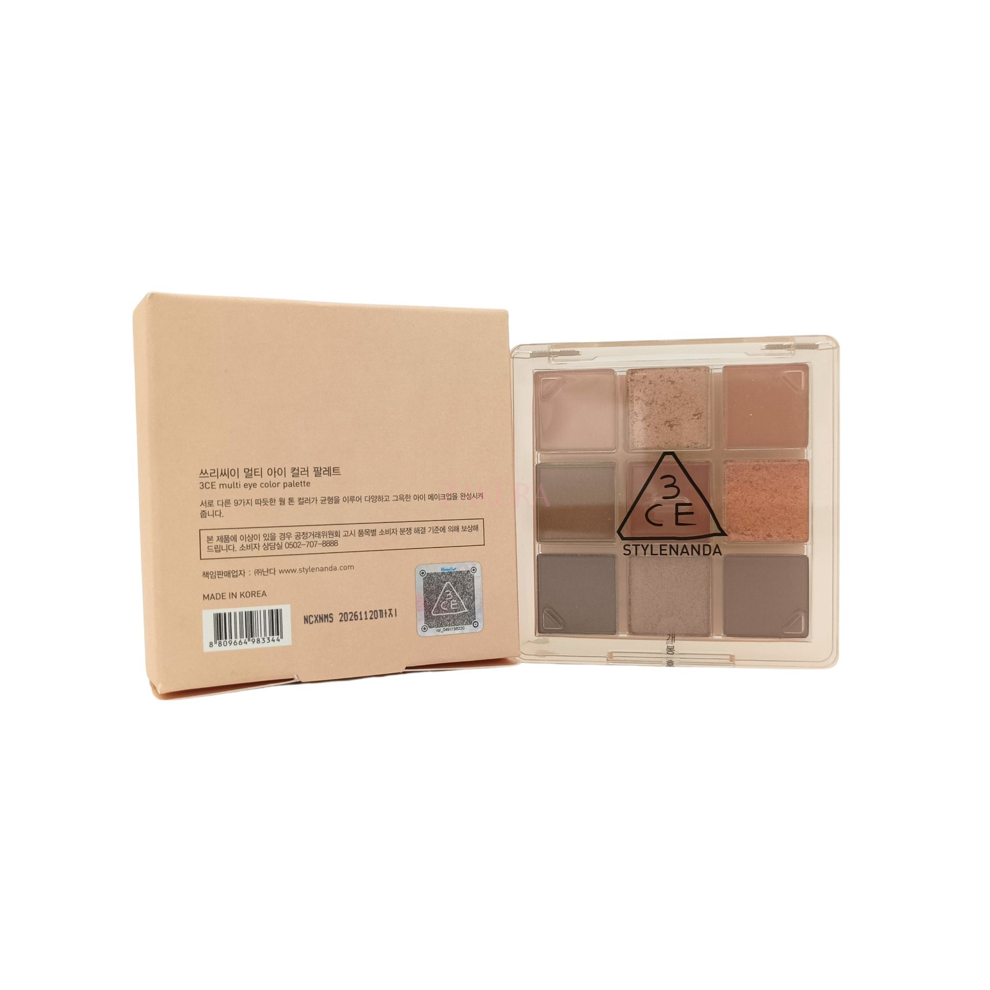 3CE Multi Eye Color Palette 8.1g Butter Cream