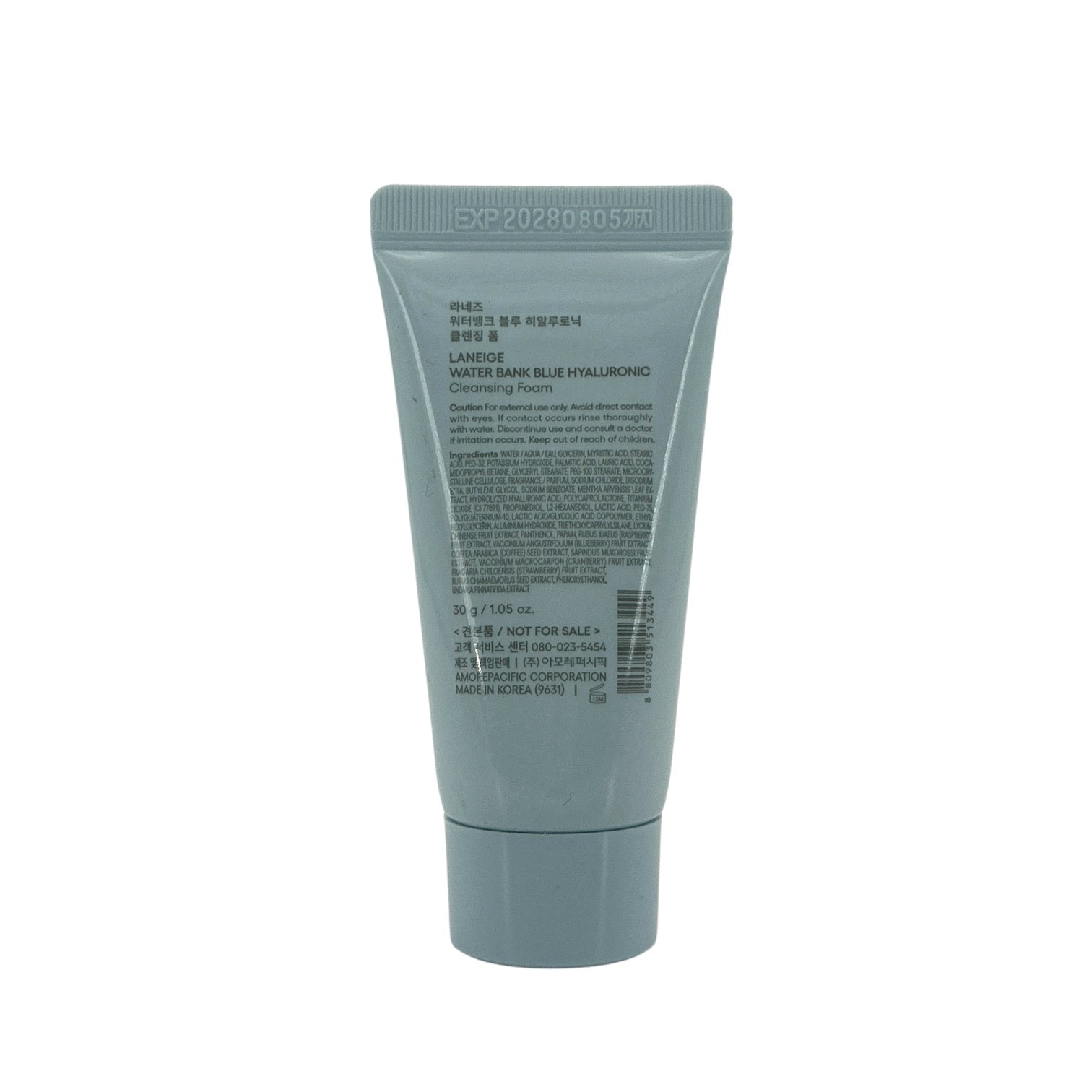 Laneige Water Bank Blue Hyaluronic Cleansing Foam (Mini) 30g