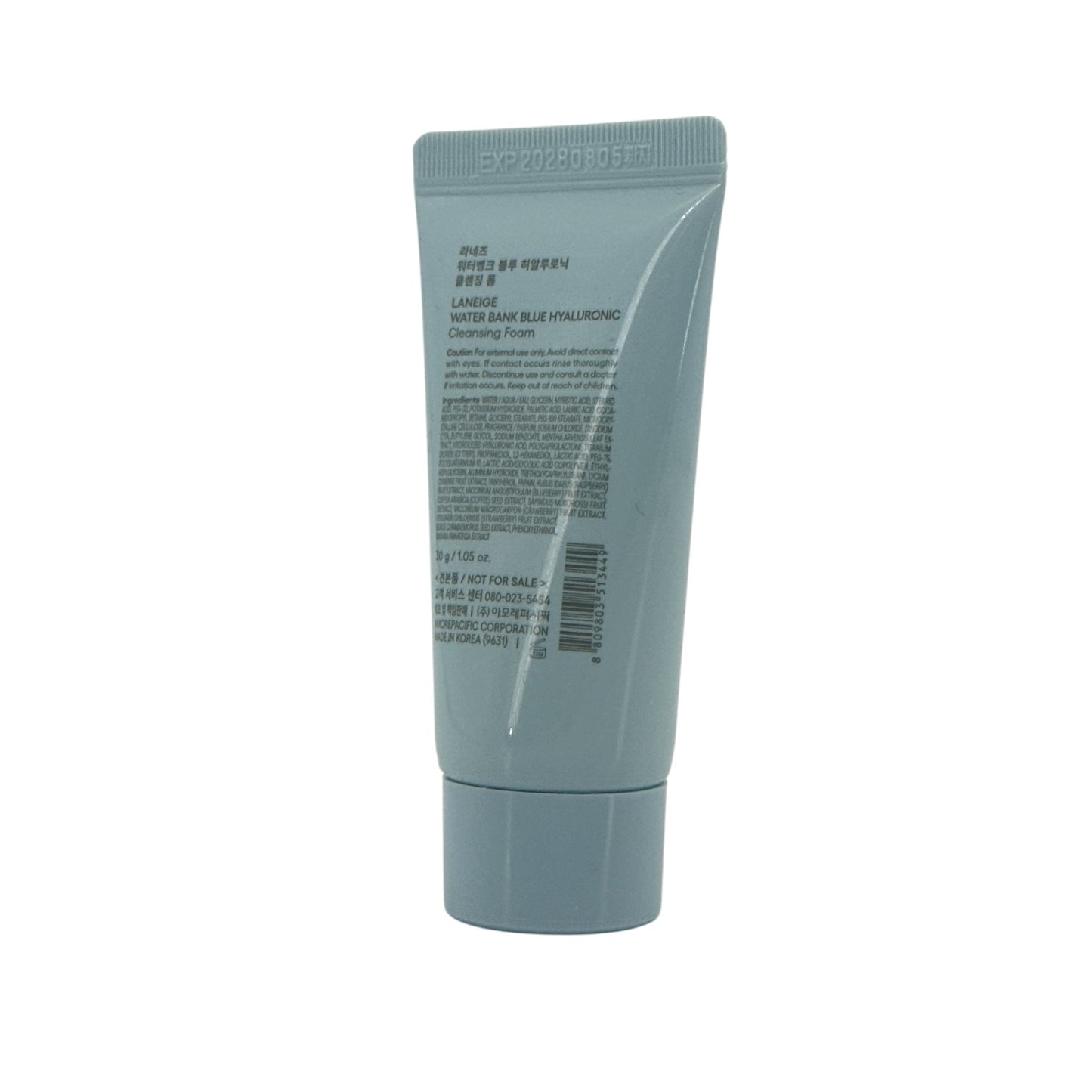 Laneige Water Bank Blue Hyaluronic Cleansing Foam (Mini) 30g
