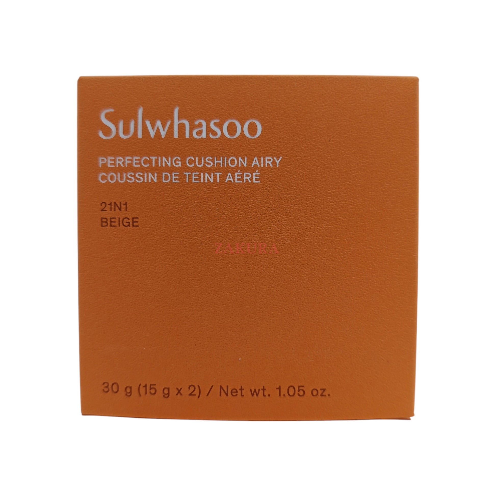 Sulwhasoo Perfecting Cushion Airy SPF50+ -15g+15g (23N1 Sand/21N1 Beige) 21N1 Beige