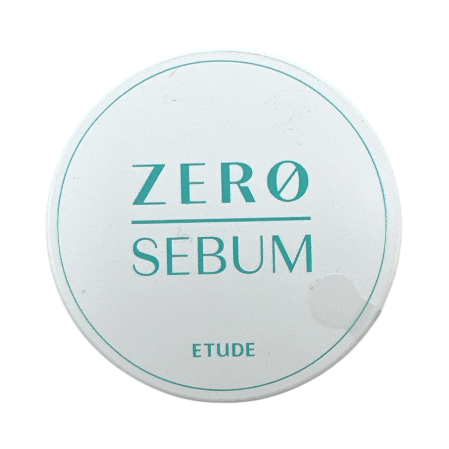 Etude House Zero Sebum Drying Powder 4g compact loose powder for oily skin, available at Zakura Global.