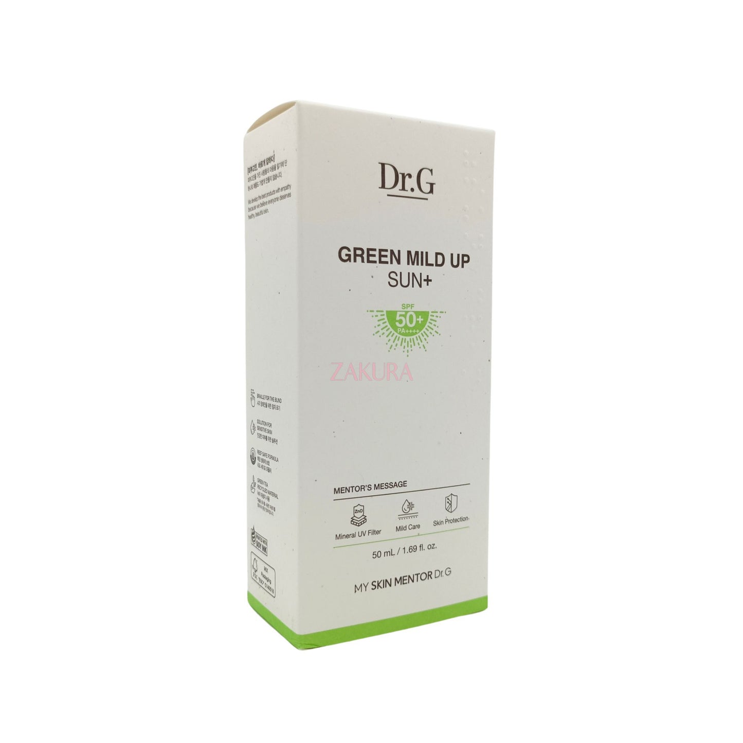 Dr.G Green Mild Up Sun+ SPF50+ PA++++ 50ml