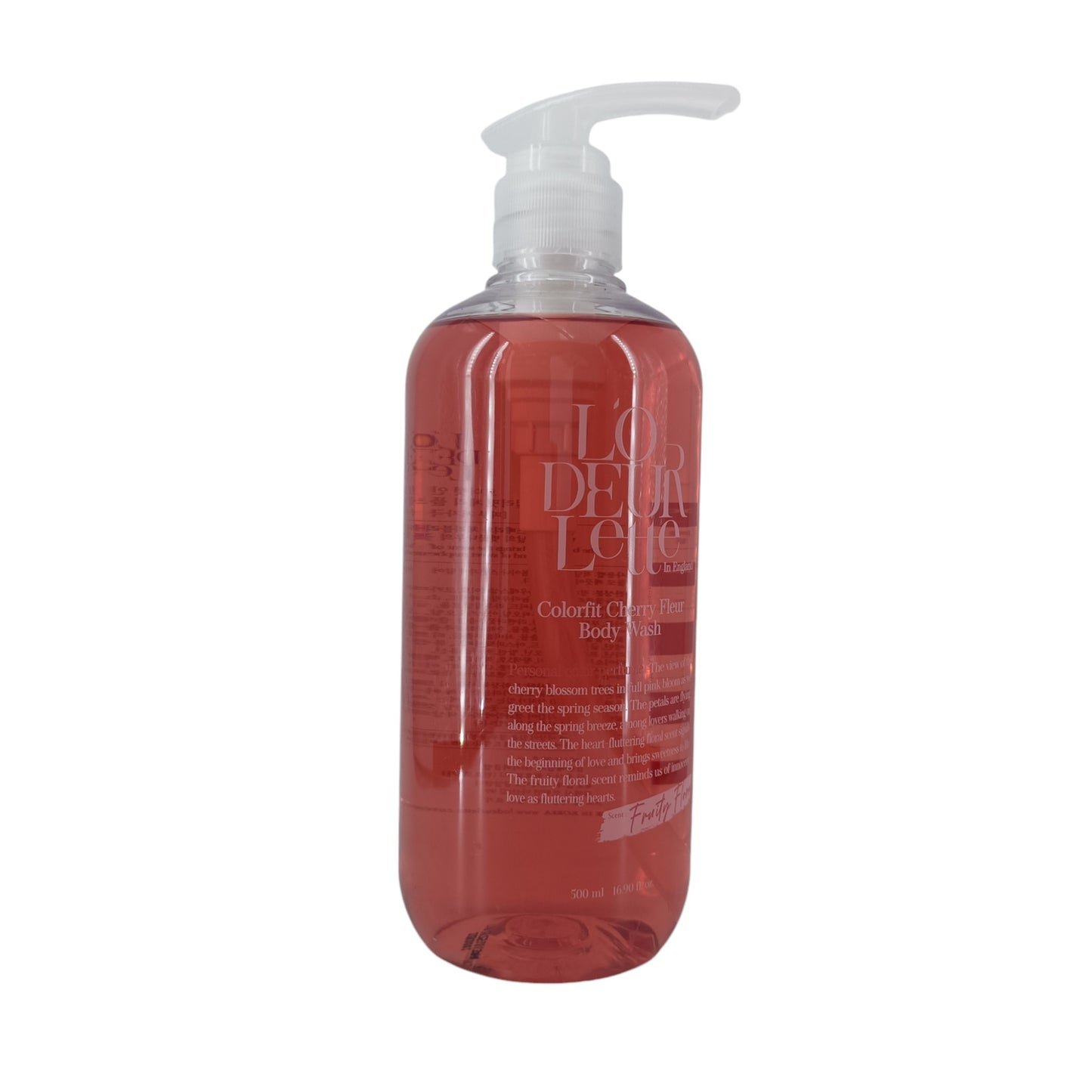 L'Odeurlette Colorfit Body Wash 500ml Cherry Fleur