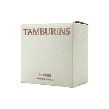 Tamburins Shell Perfume Hand – Pumkini 30ml, luxury scented hand cream with warm spicy fragrance in iconic shell packaging, available at Zakura Global.

