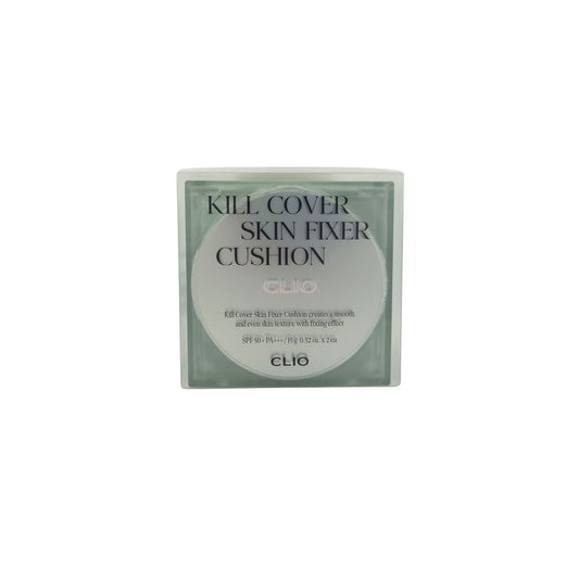 CLIO Kill Cover Skin Fixer Cushion(w-RefilL) (02 Lingerie/ 03 Linen) 2x15g 02 Lingerie