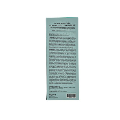Lilyeve  Scalp:Turn Cica PDRN Deep Clean Shampoo 500ml