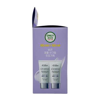d'Alba Hydrating and Brightening Color-Correcting UV Suns 2x50ml