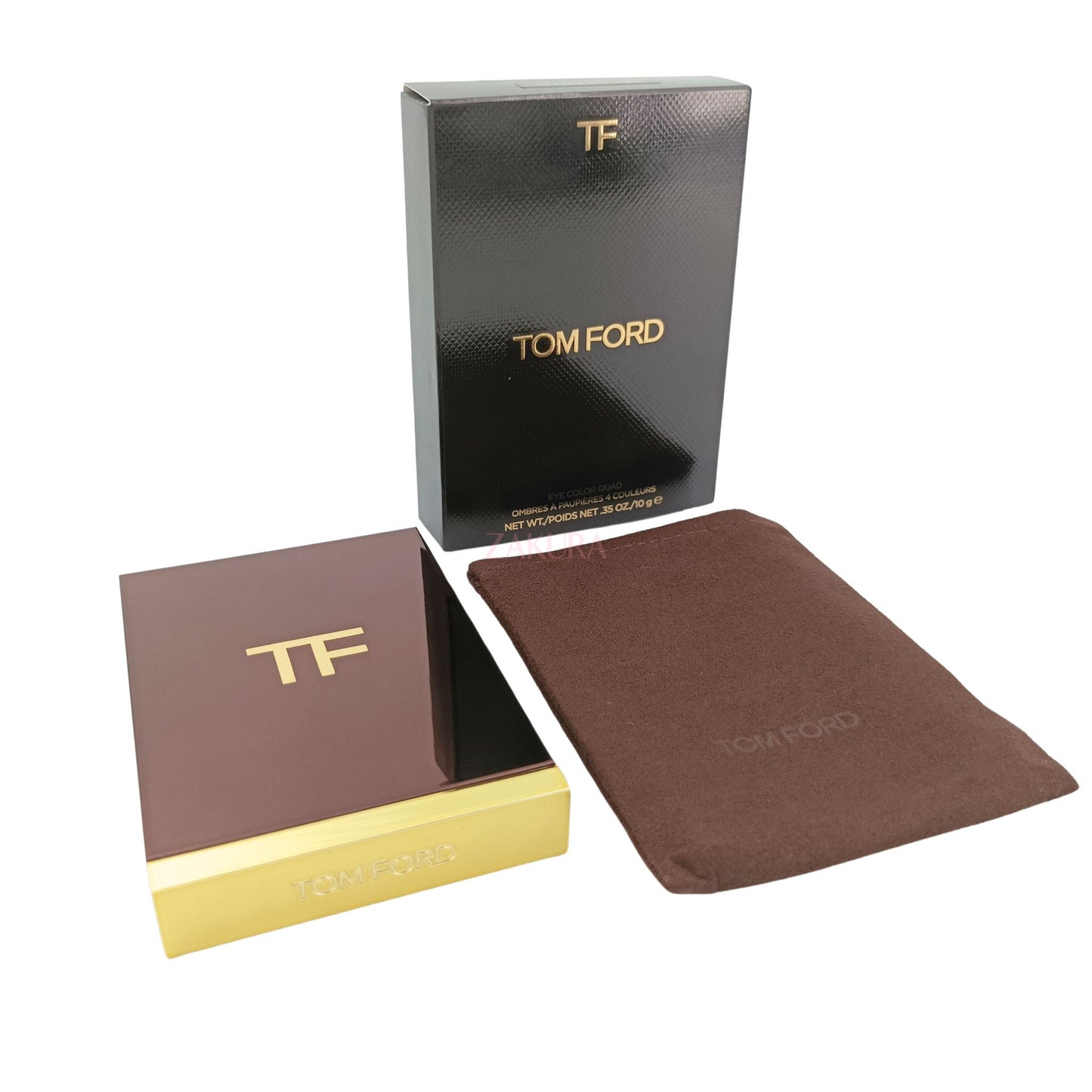 Tom Ford Eye Color Quad - 01 Golden Mink/31 Sous Le Sable/35 Rose Topaz/45 Iconic Smoke/30 Insolent Rose 30 Insolent Rose 10g