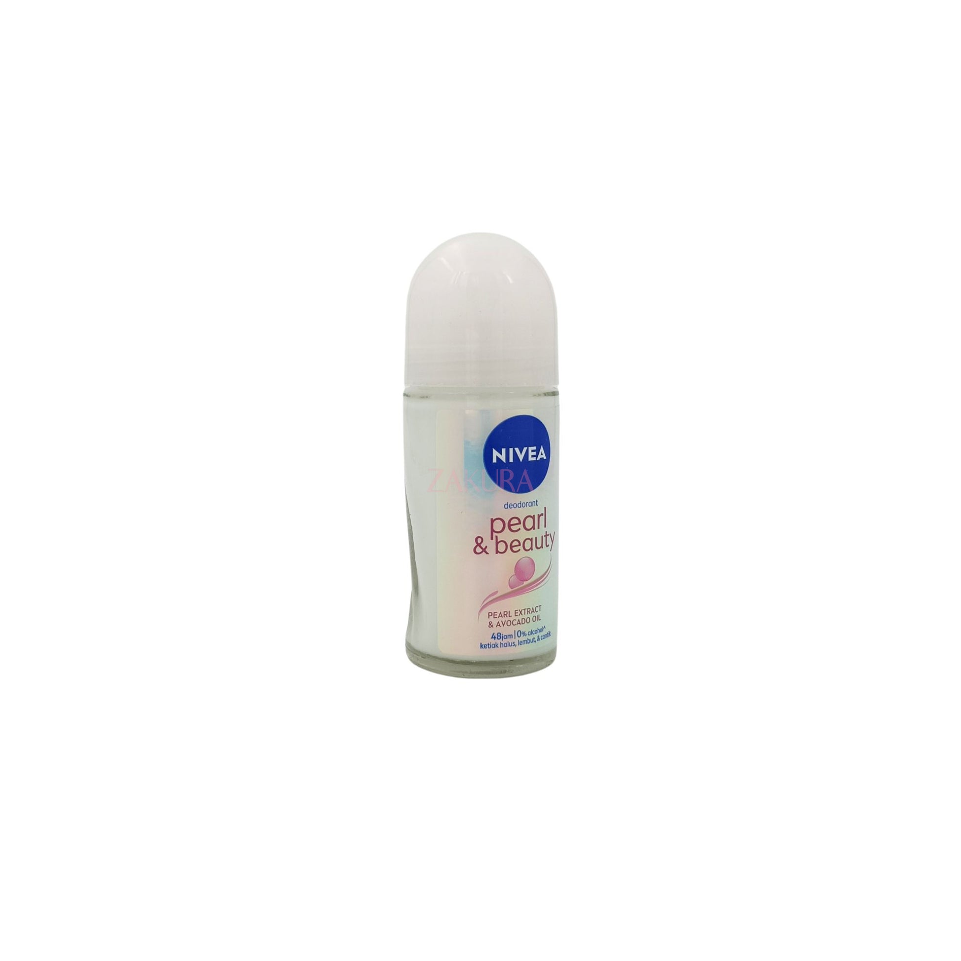 Nivea Roll On 50ml (Brightening Skill Touch/Pearl & Beauty/Black & White Radiant & Smooth/Brightening Antibakteri) Pearl & Beauty