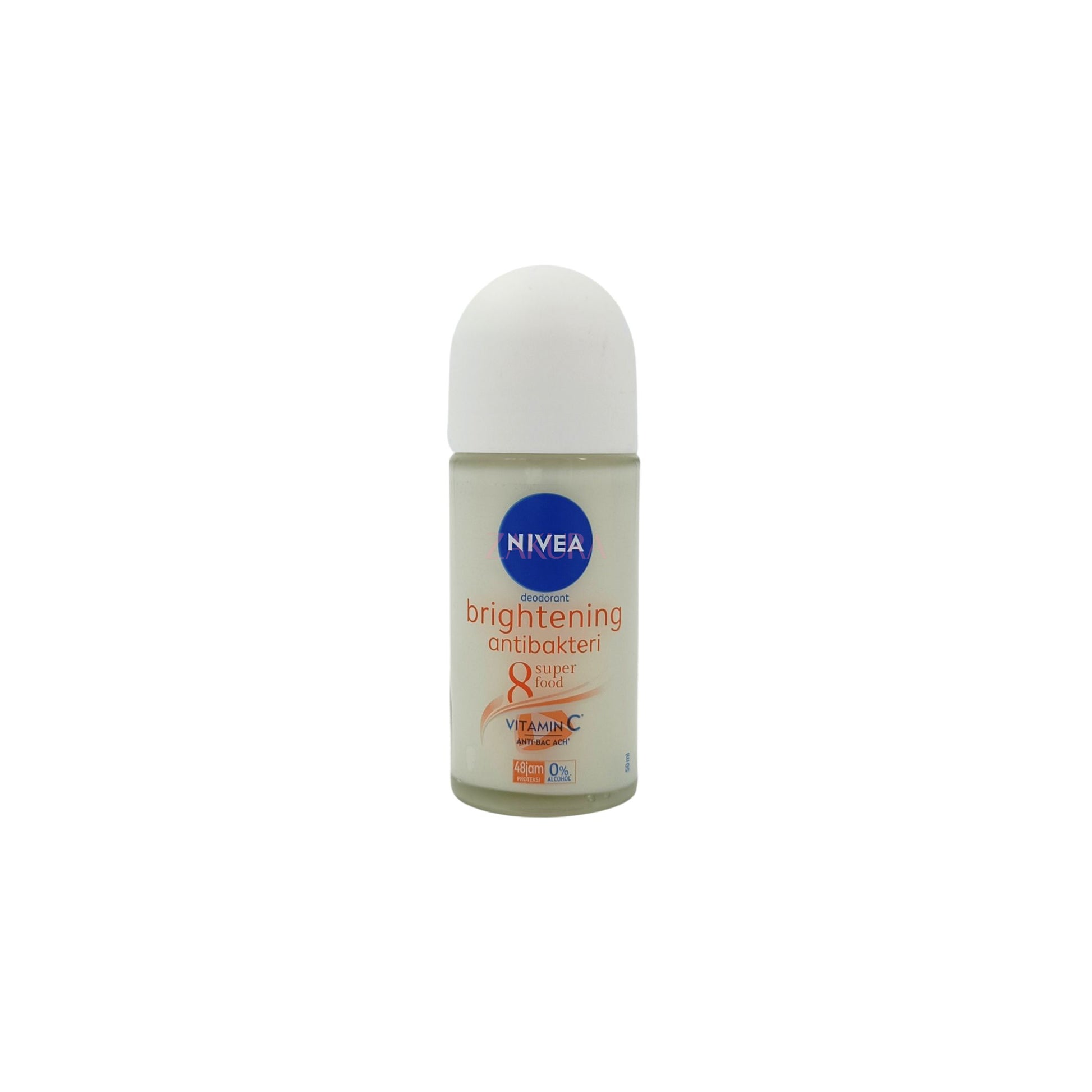 Nivea Roll On 50ml (Brightening Skill Touch/Pearl & Beauty/Black & White Radiant & Smooth/Brightening Antibakteri) Brightening Antibakteri