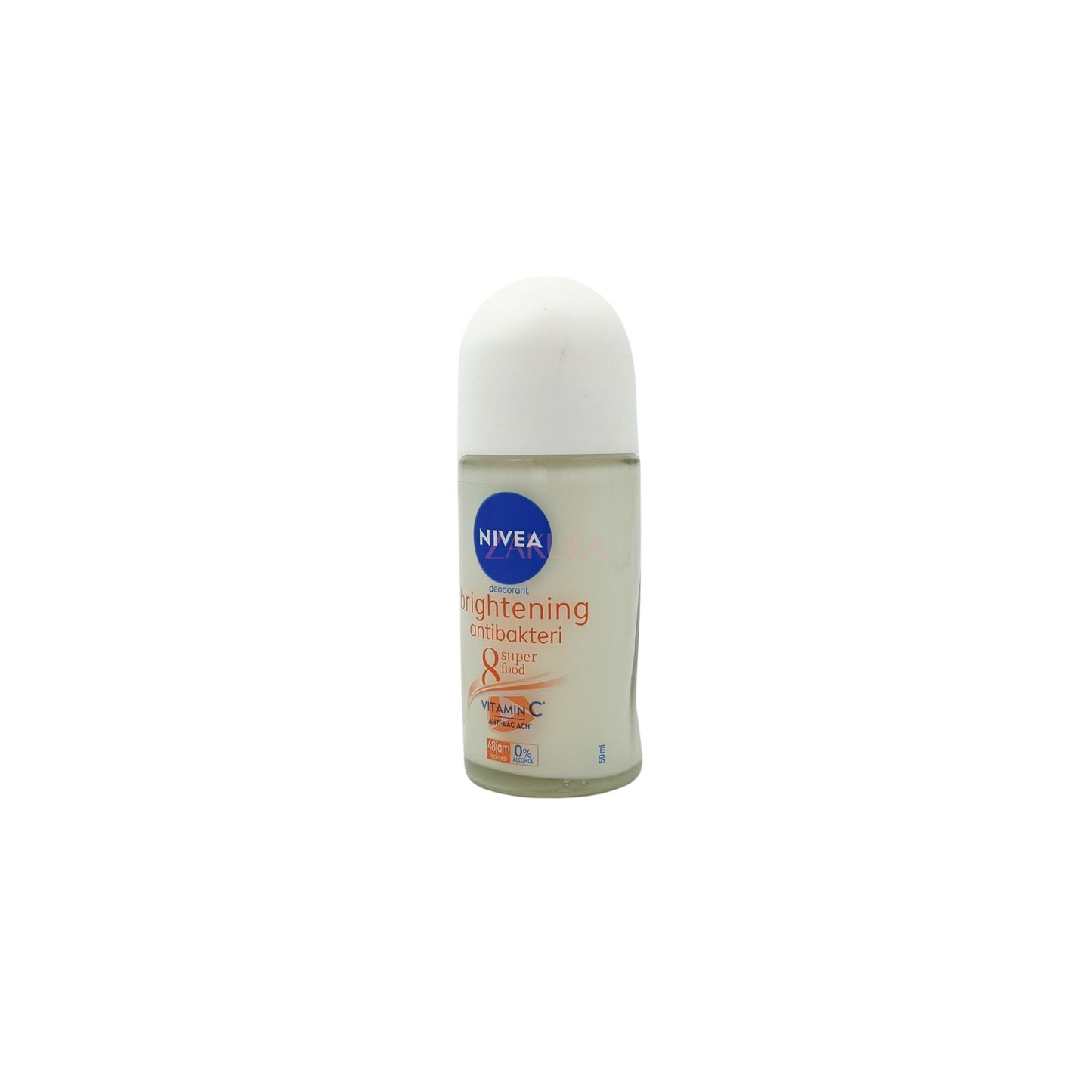 Nivea Roll On 50ml (Brightening Skill Touch/Pearl & Beauty/Black & White Radiant & Smooth/Brightening Antibakteri) Brightening Antibakteri